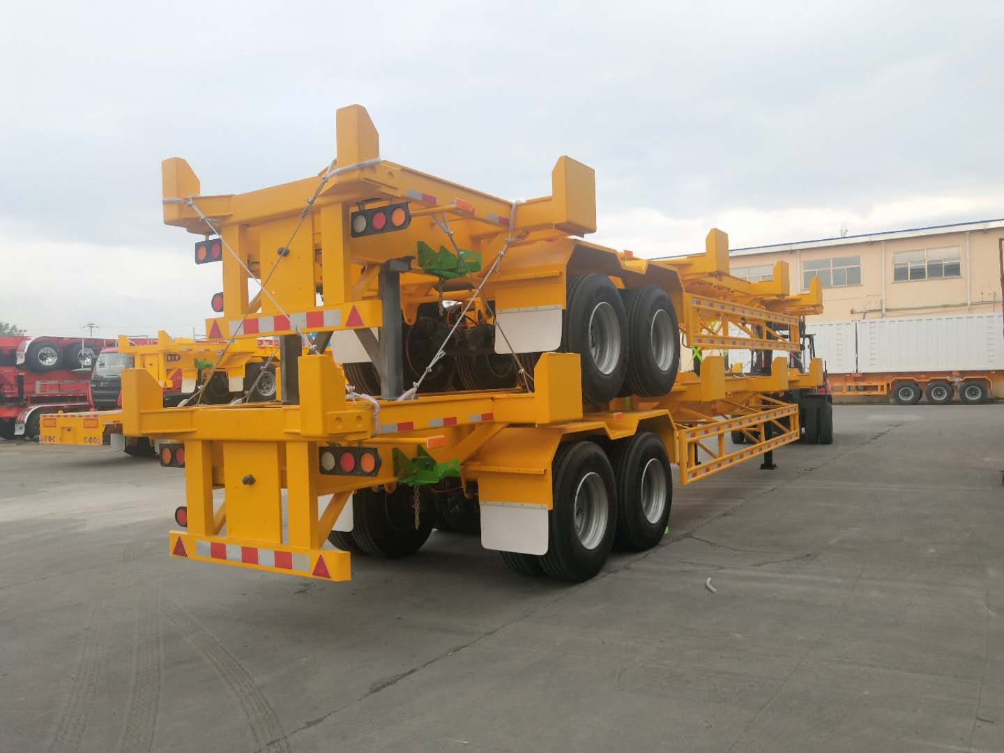 2 axles bomb cart trailer
