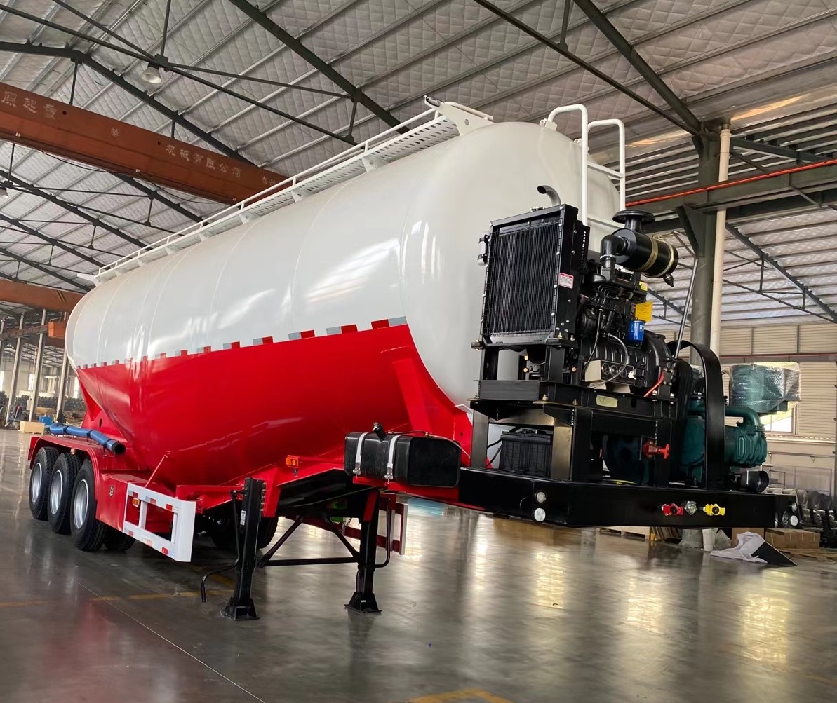 3 Axles Bulk Cement Tanker Trailer